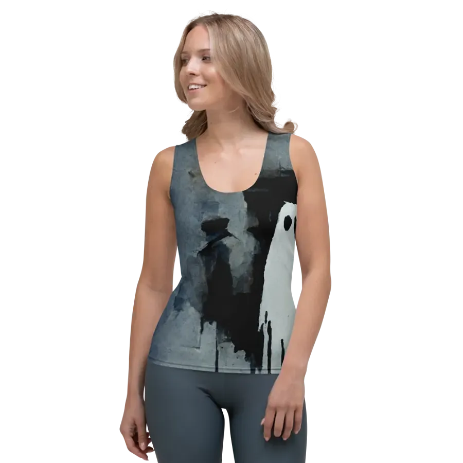 Ghostly Cityscape Women's Tank Top product image (1)