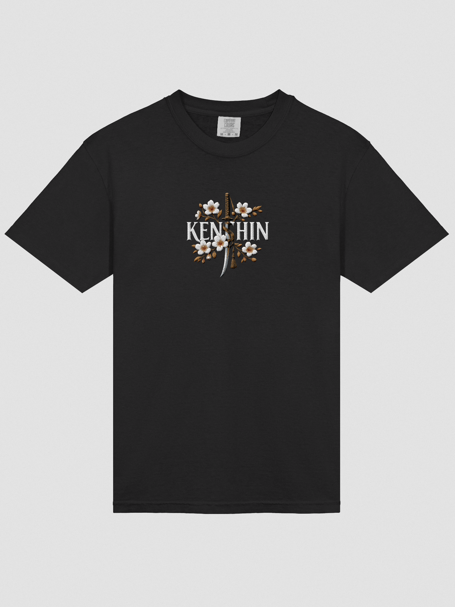 Kenshin_Music embroidered T-Shirt product image (3)