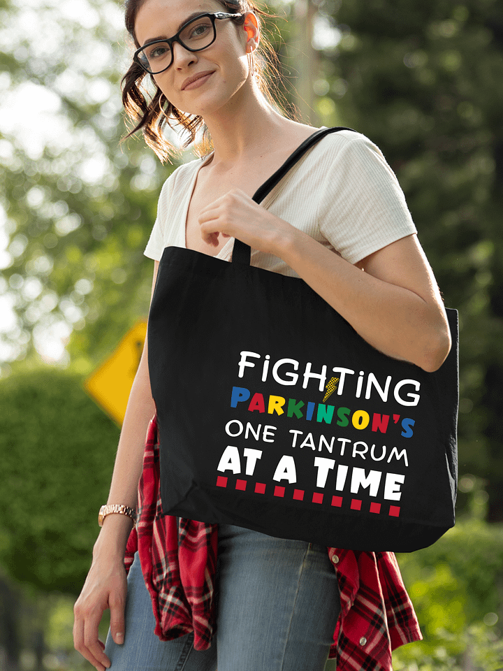 Fighting Parkinson’s One Tantrum at a Time. Eco Tote Bag product image (1)