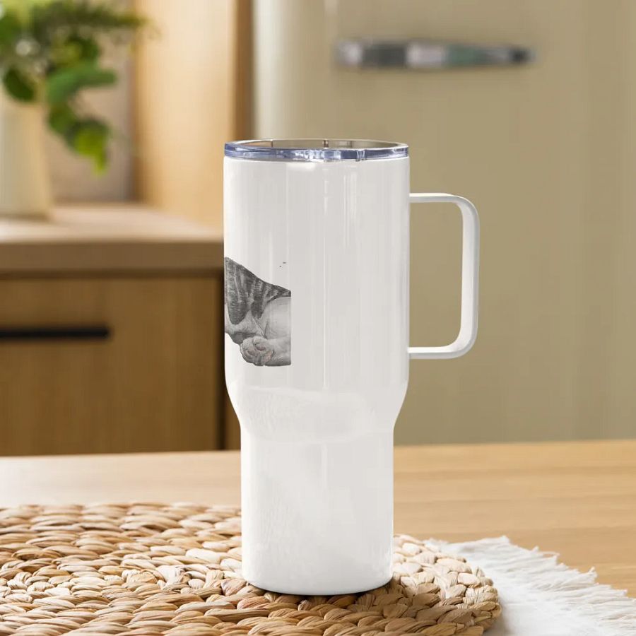 Cat Drawing Travel Cup product image (11)