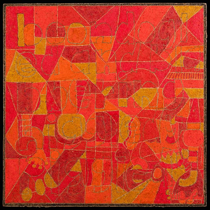 Boondoggled and Blabbering/Higgedly Piggledy on Canvas (32" x 32") product image (1)