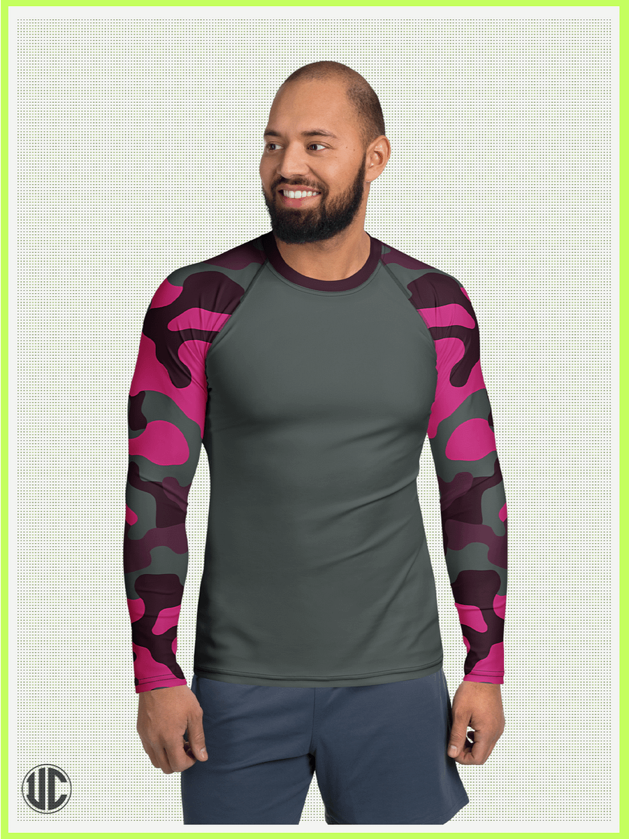 Savage Woodland Camo – Men’s Rash Guard product image (1)