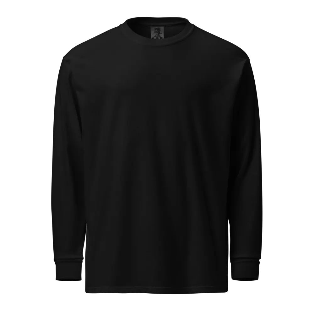 Heavyweight Long Sleeve Shirt [Quote 1] | Garment-Dyed, Unisex product image (3)