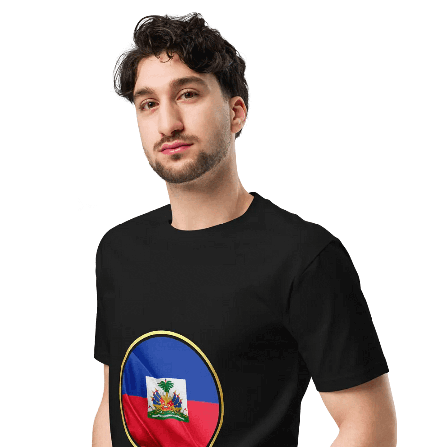 Ayiti Heritage Unisex Flag T-Shirt product image (8)