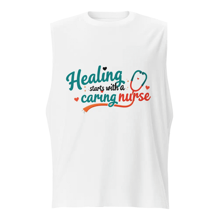 Caring Nurse Heart Muscle Tank product image (1)