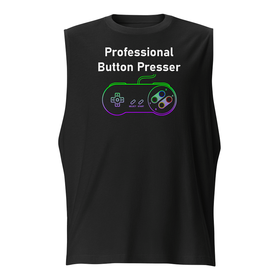 Professional Button Presser Muscle Tank product image (1)