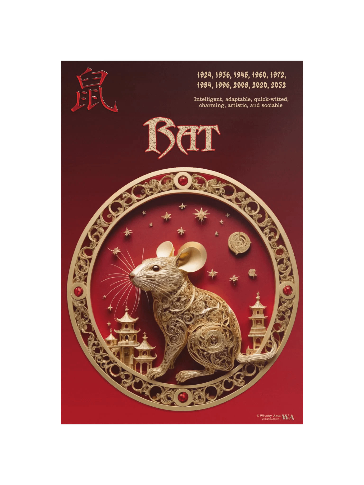 Chinese Zodiac Poster - RAT product image (11)