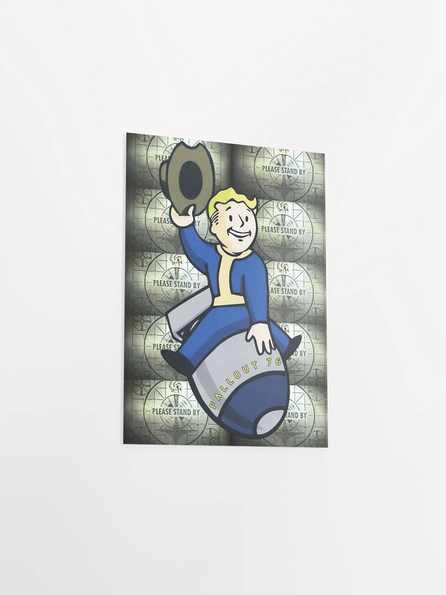 Fallout 76 Vault Boy Nuke Rider Poster product image (3)