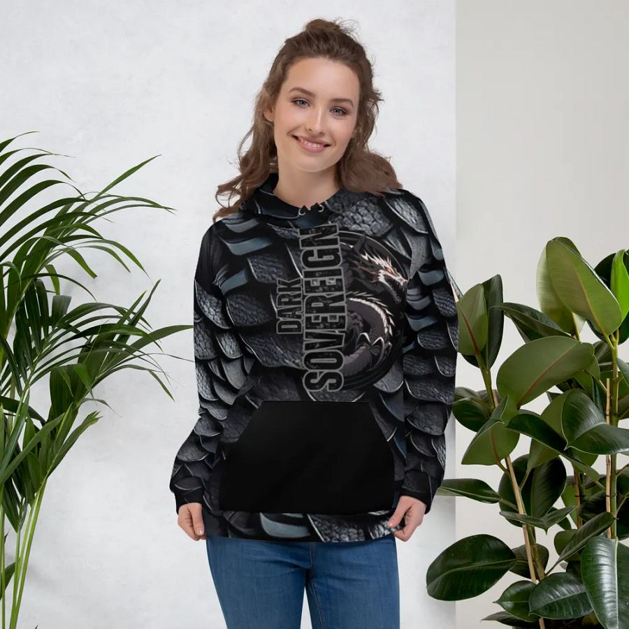 the DARK SOVEREIGN blxkdragon signature stealth hoodie product image (5)