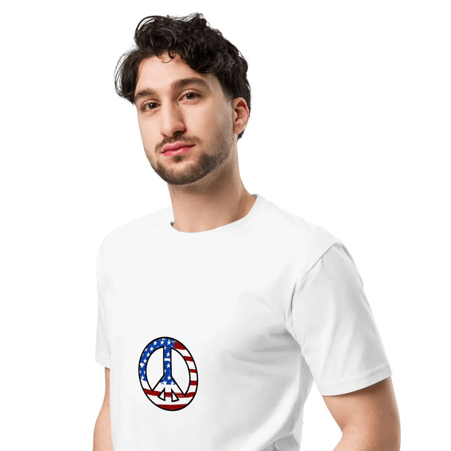 US Peace Cotton Tee Shirt product image (4)