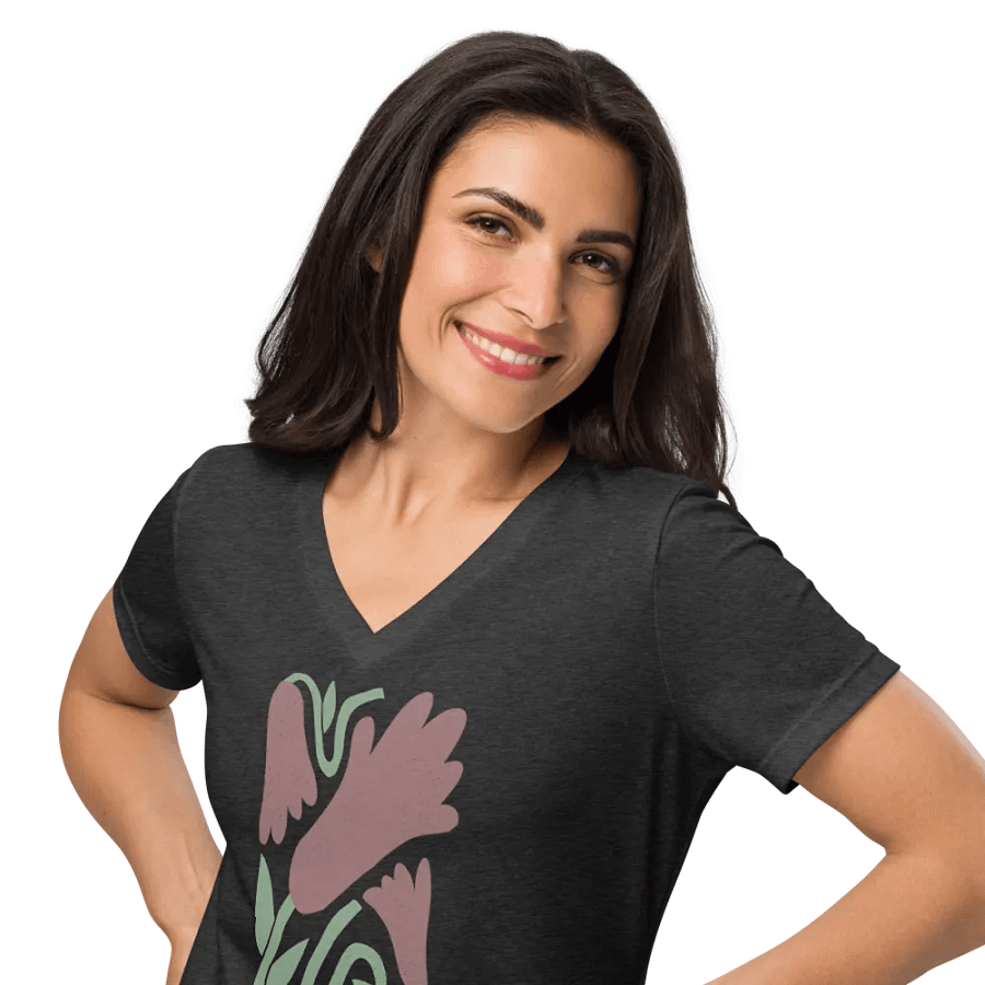 Lilies of the Field V-Neck T-Shirt product image (3)