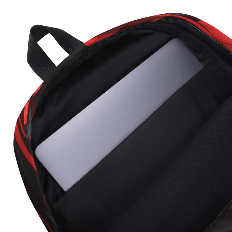 Dynamic Abstract Fragmented Red - All-Over Print Backpack product image (3)