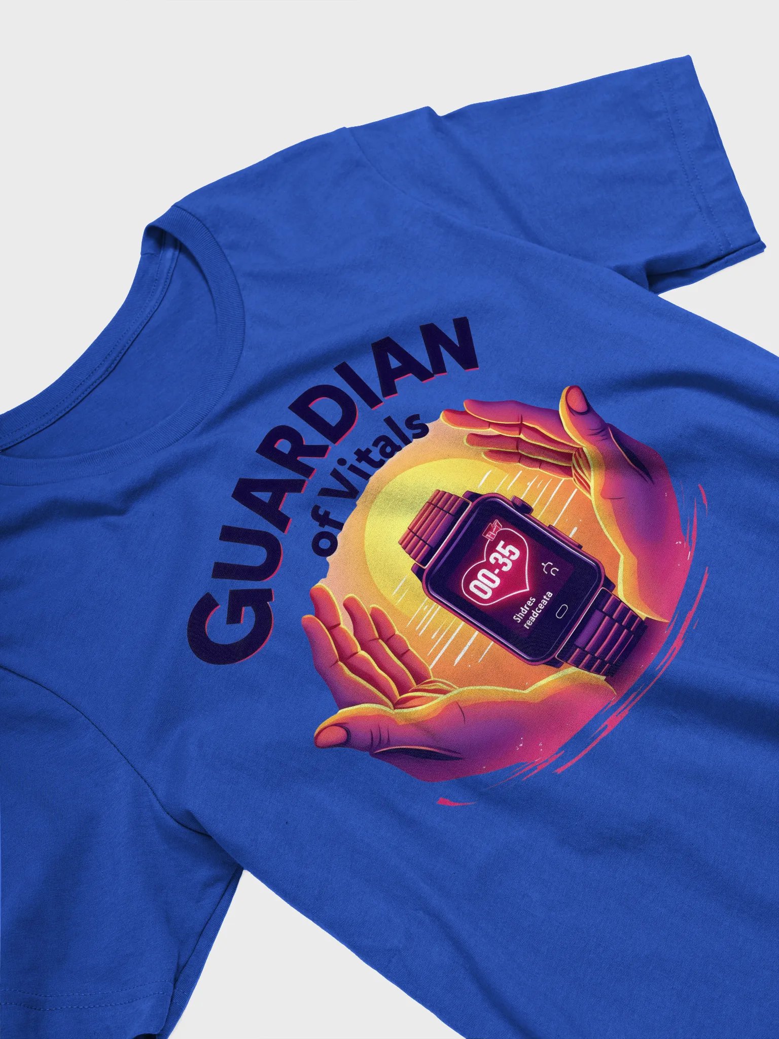 Guardian of Vitals Smartwatch t shirt, vital signs t-shirt product image (3)
