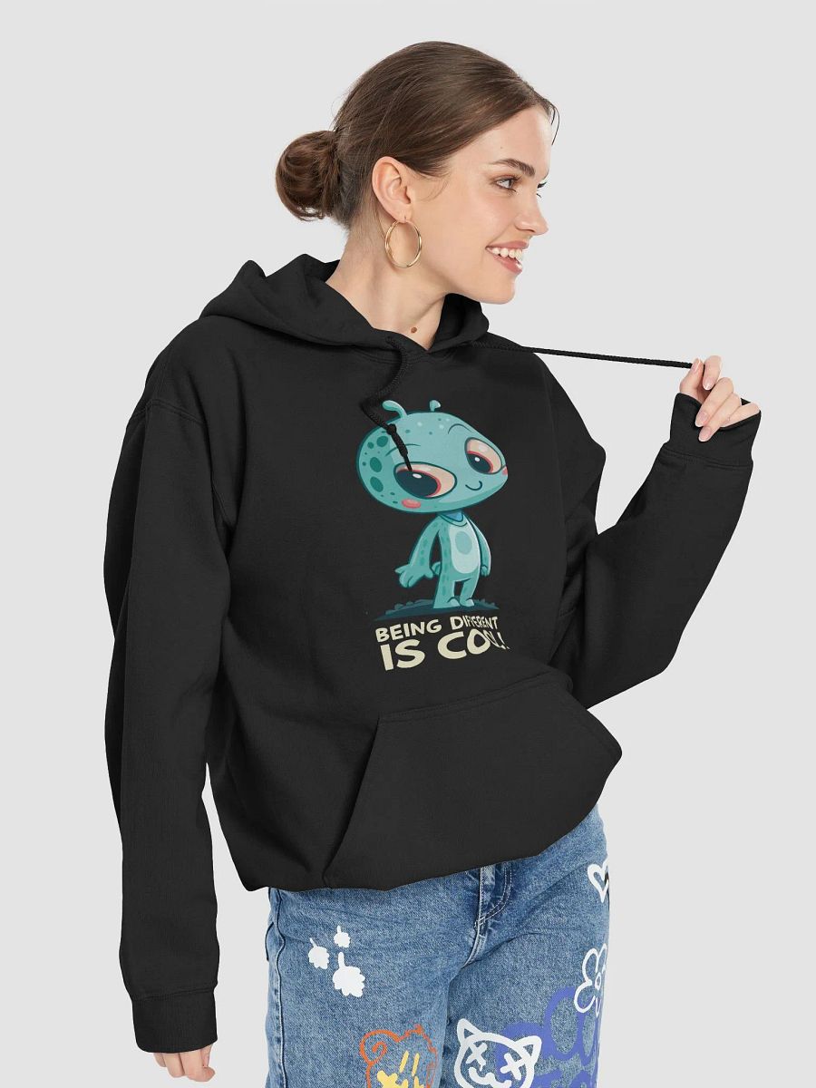 Being Different is Cool! Cozy Alien Hoodie product image (2)