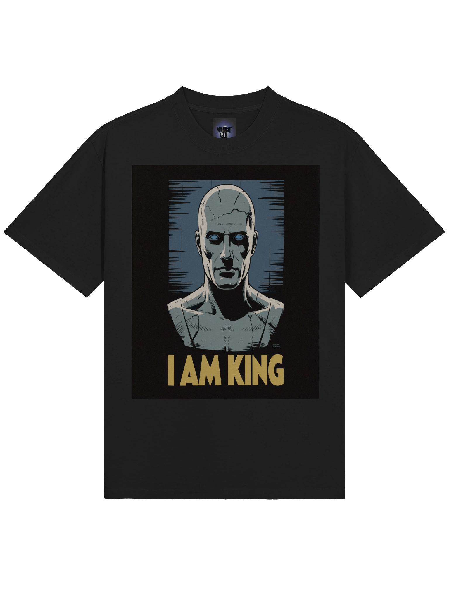 I Am King: Ozymandias Inspired Oversized Faded T-Shirt product image (5)