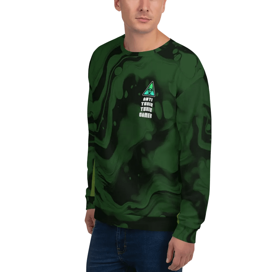 All-Over Print Anti-Toxic-Toxic-Gamer Sweatshirt product image (7)