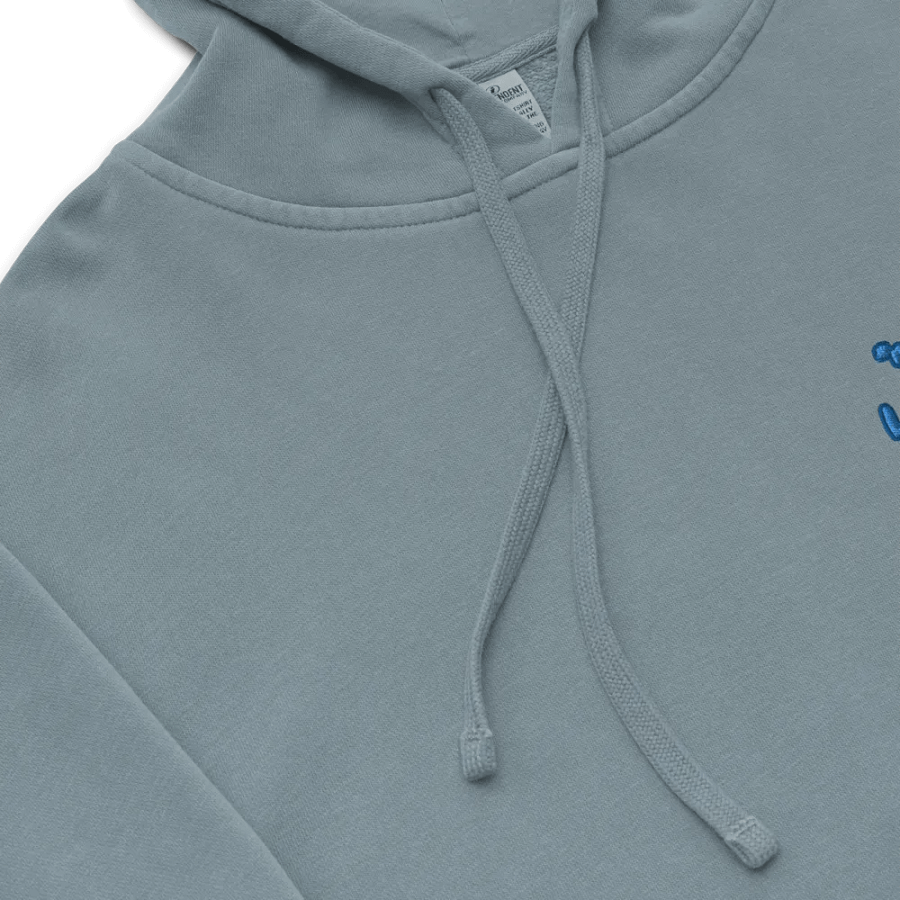 *not* mentally linear (L.C. creek design) embroidered pigment hoodie product image (8)