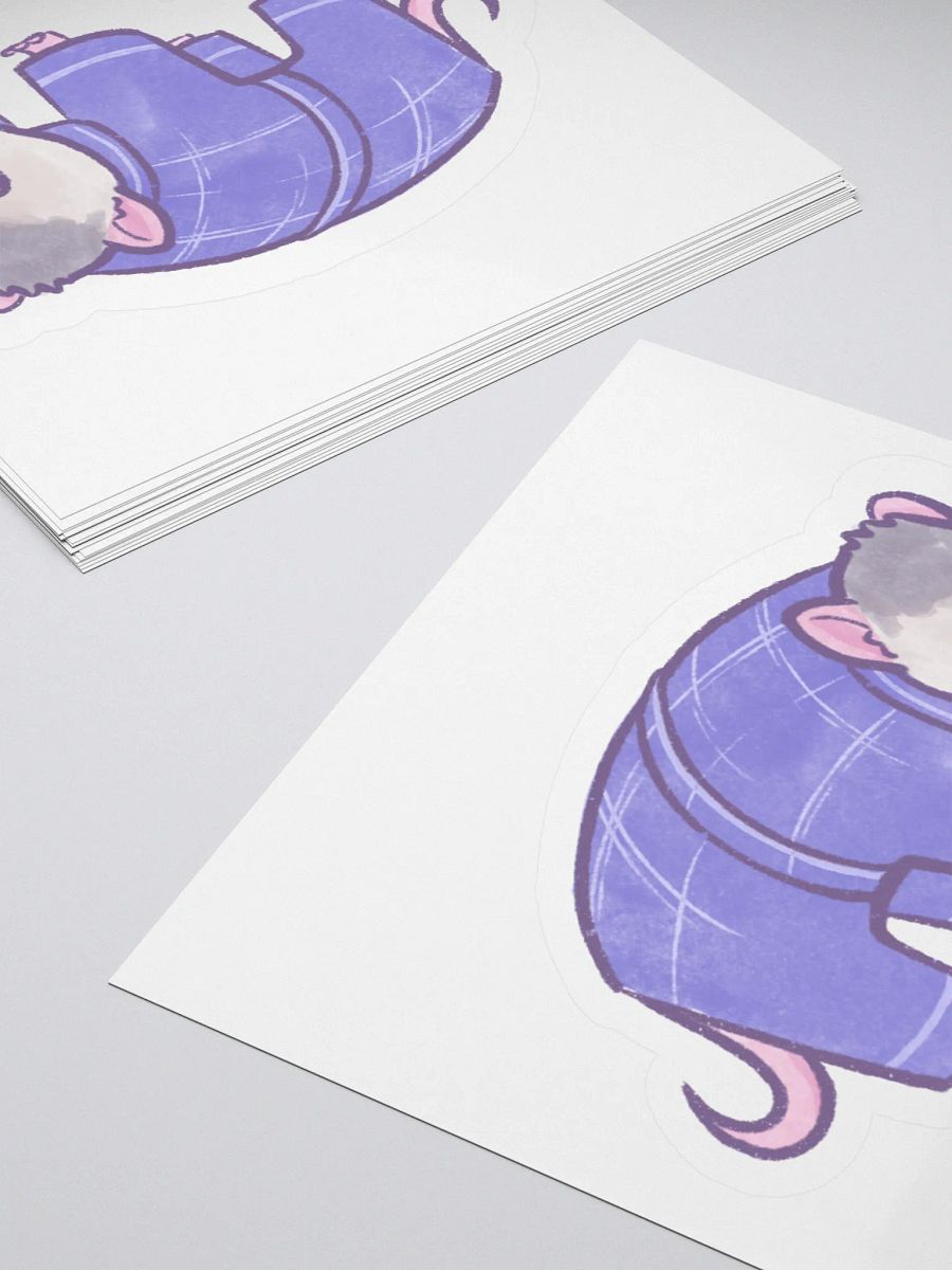 Pajama Possum - Kiss Cut Sticker product image (4)