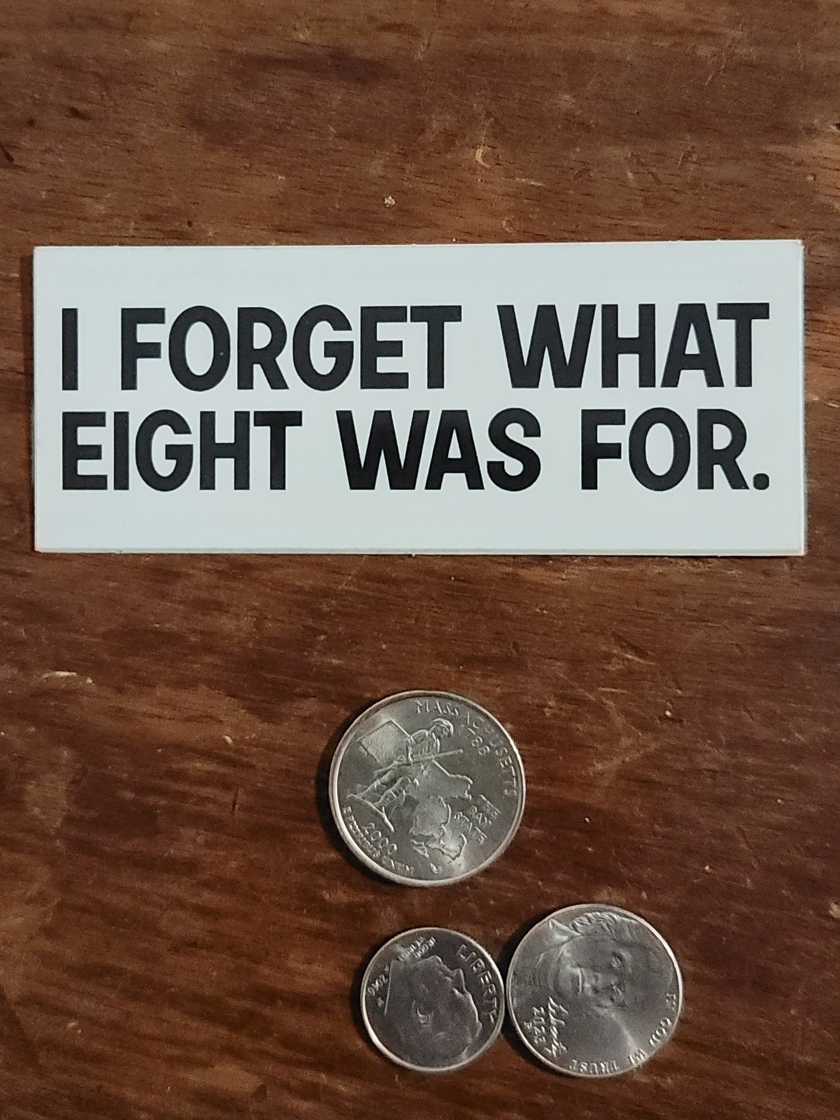 Eight Something Sticker product image (1)