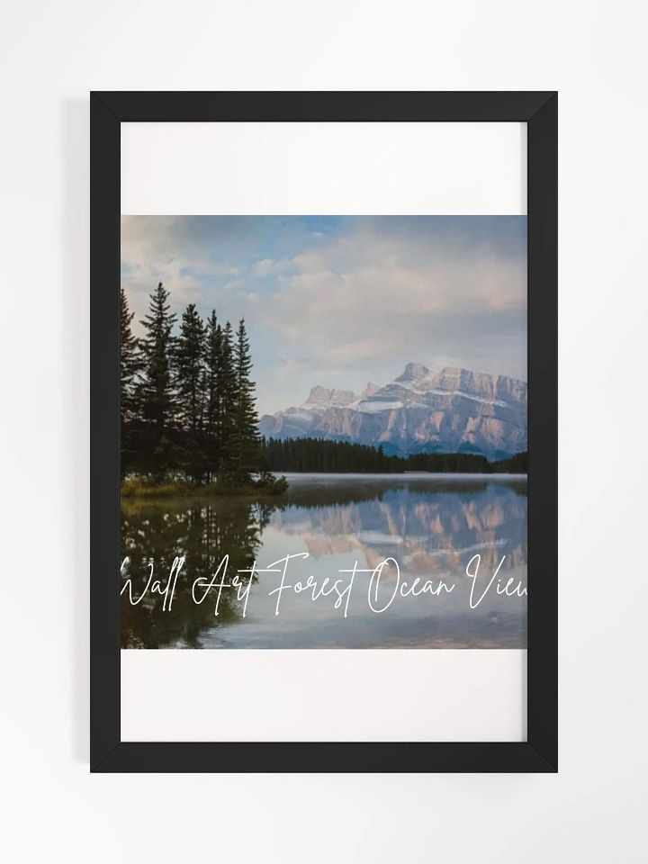 Ocean View Framed High-Quality Matte Poster (in) product image (1)