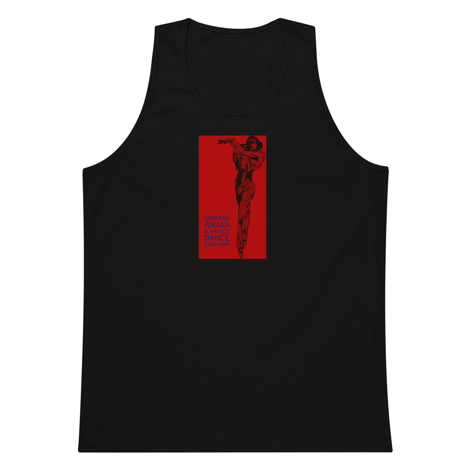 "Carmen" Unisex sleeveless T-Shirt - Red/Black product image (6)