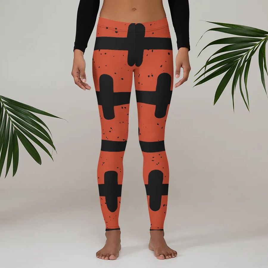 Ethnic Tribal Pattern Leggings – Bold, Cultural & Ultra-Stylish product image (3)