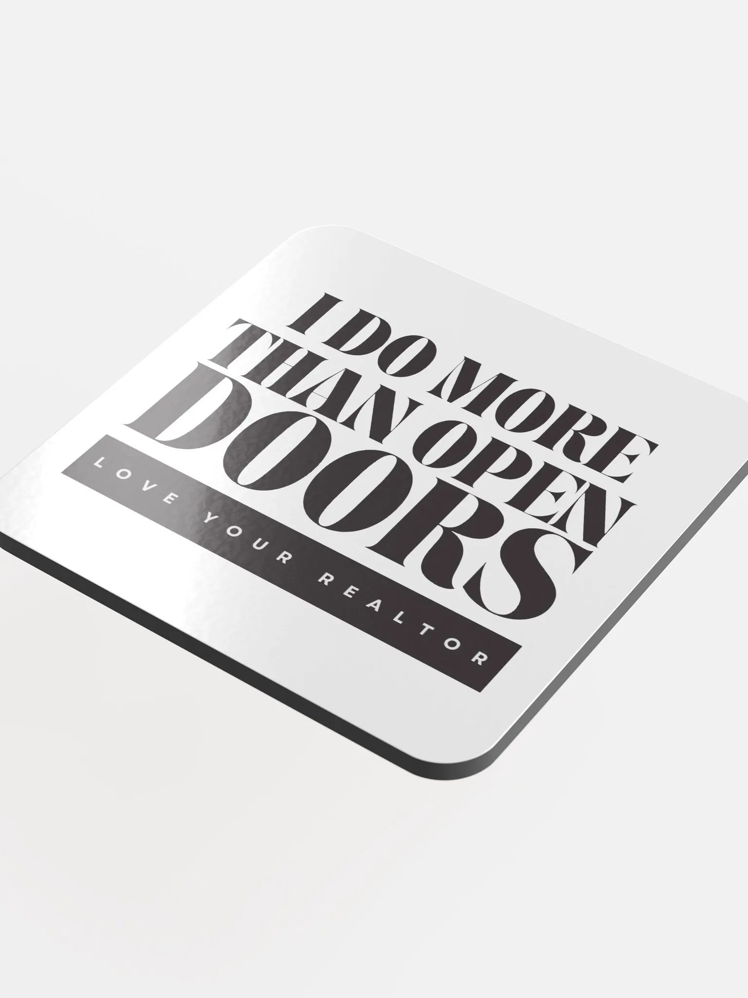 I DO MORE - Cork Coaster product image (4)