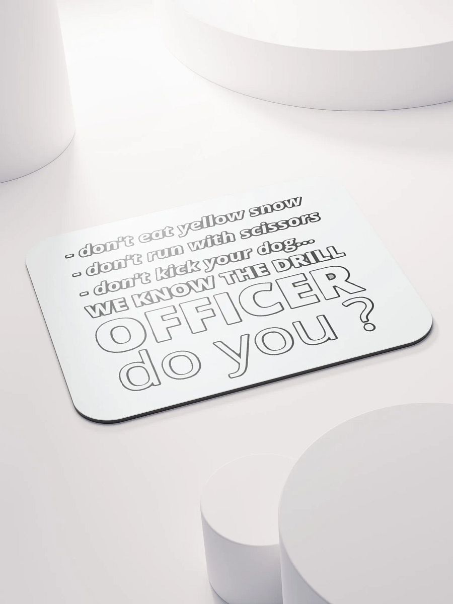 WE KNOW THE DRILL OFFICER, DO YOU? product image (4)
