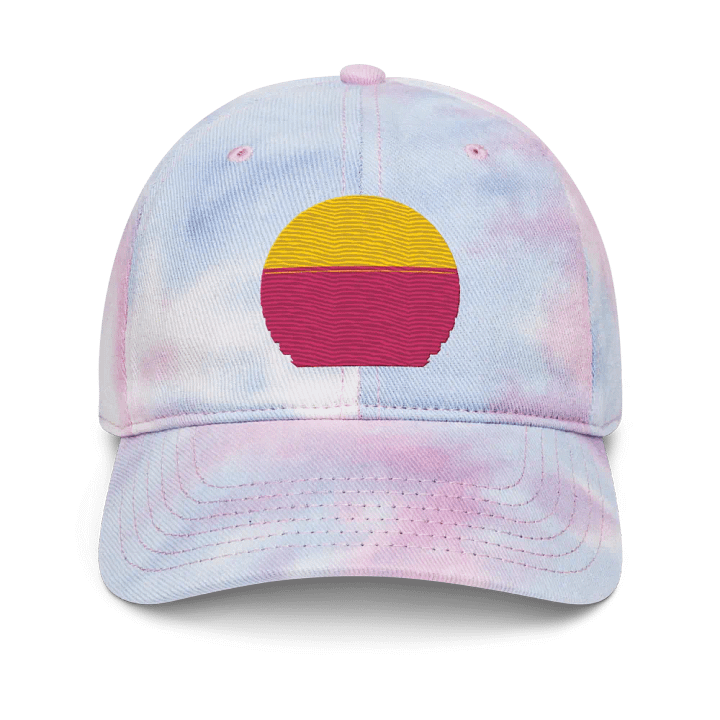 Rozay Cyber Sun Tie Dye Hat product image (1)