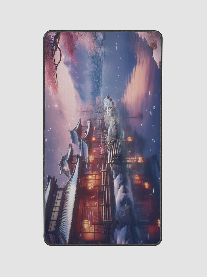 Snowy Nights Medium Desk Mat (12 x 22) product image (2)