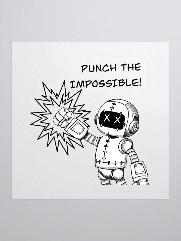 Punch the impossible Kiss Cut Stickers product image (3)