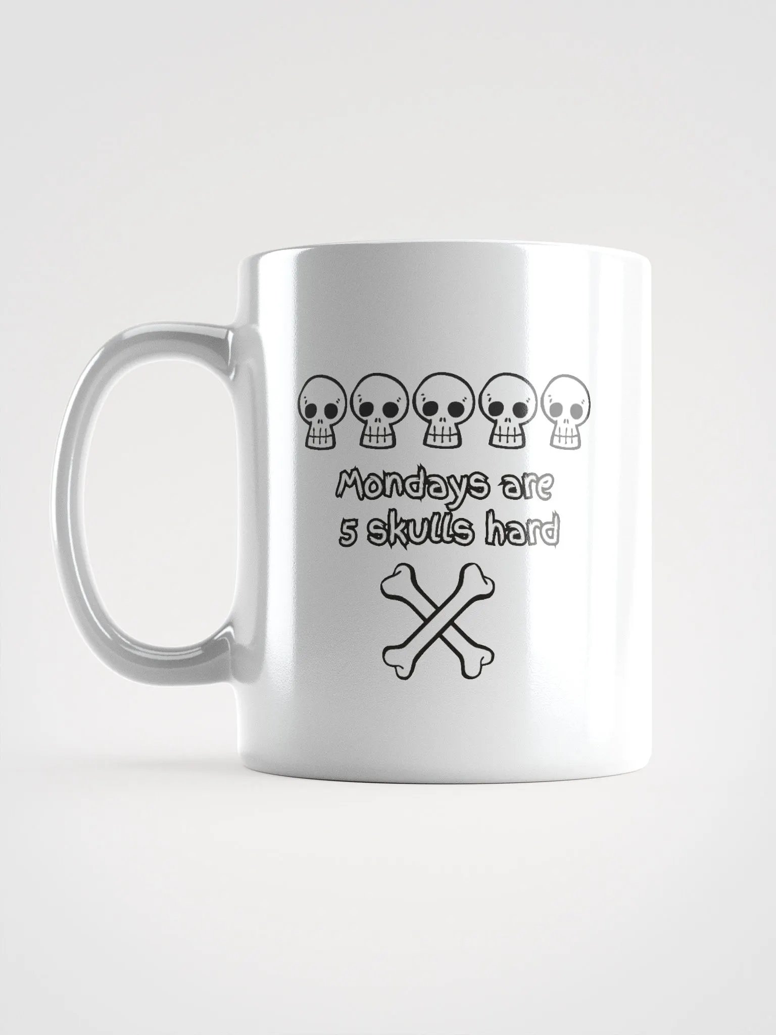 Mondays Are 5 Skulls Hard Mug product image (16)