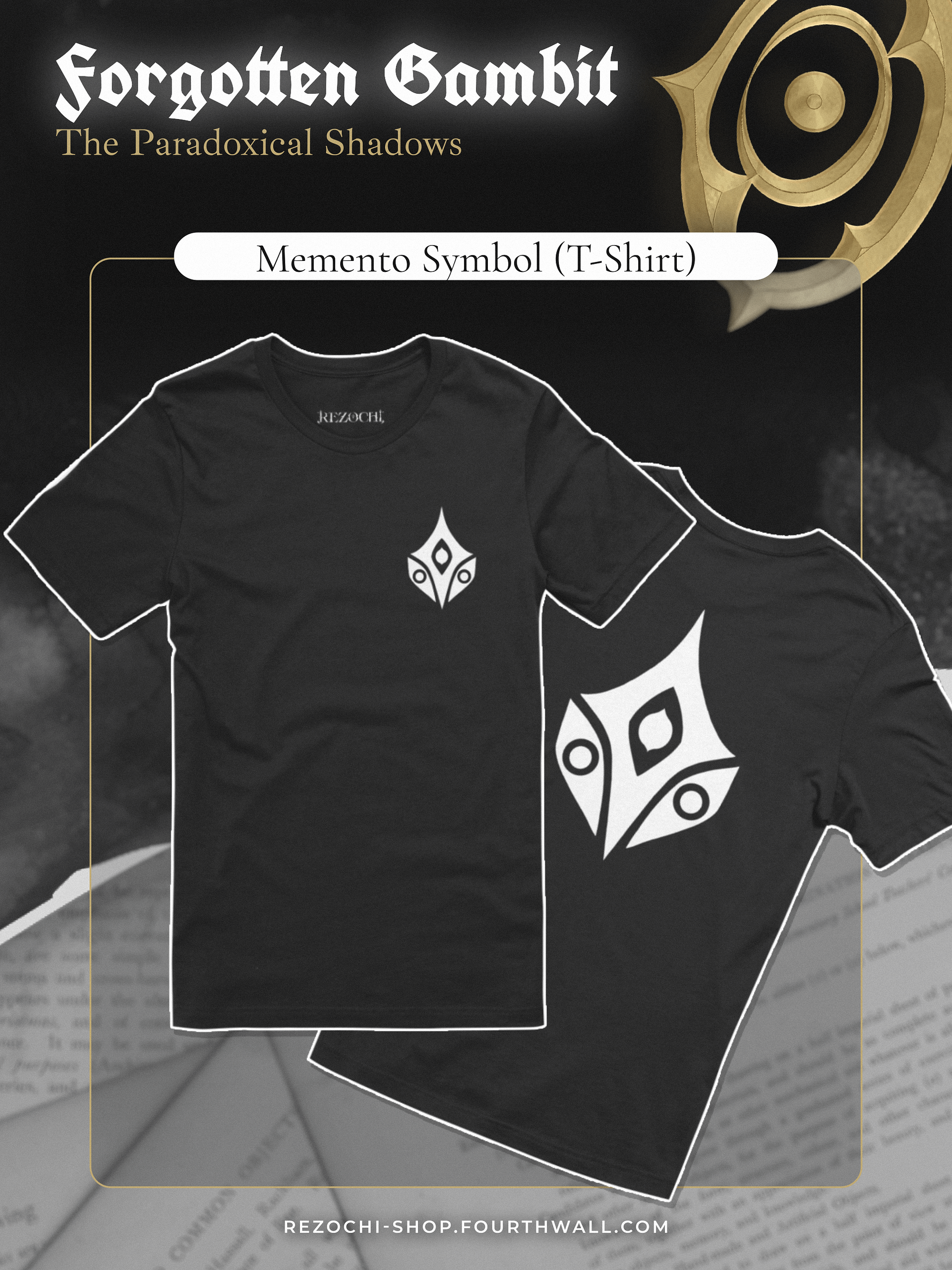 [Black] Memento Symbol ※ T-Shirt product image (1)