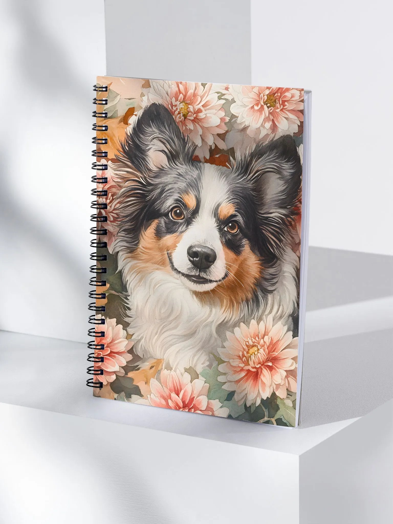 Chrysanthemum Dog Spiral Notebook product image (4)