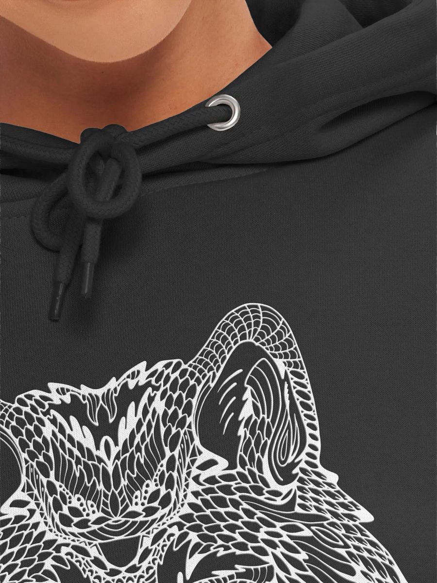 Symmetrical Wolf Zentangle Hoodie product image (7)