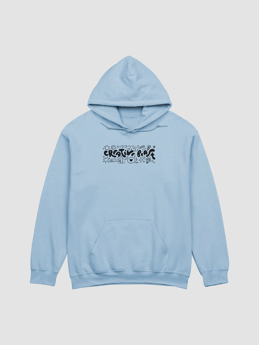 CREATIVE CHAOS HOODIE - Black txt product image (18)
