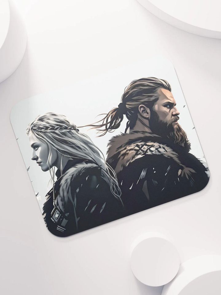 Classic Mouse Pad - Viking Couple product image (2)