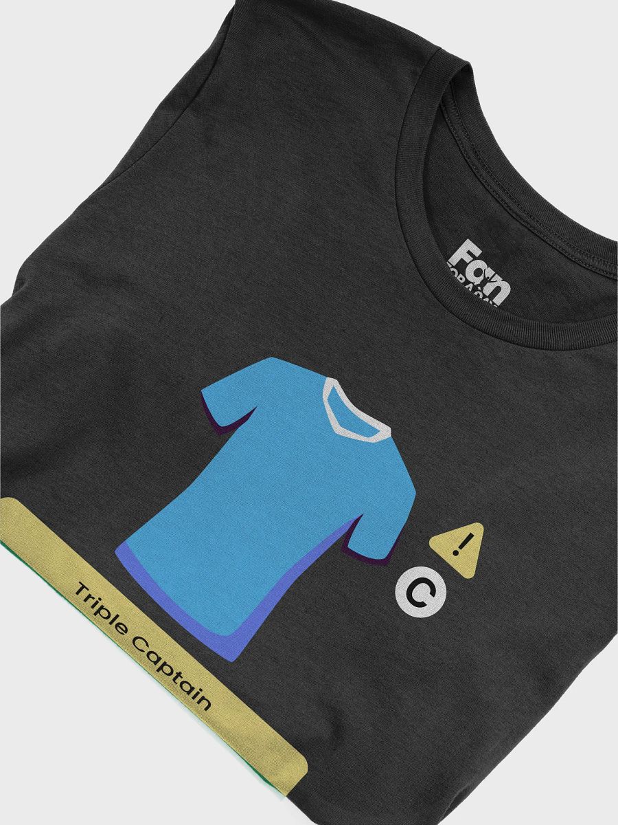 Sky Blue Triple Captain Fantasy Football T-shirt product image (5)