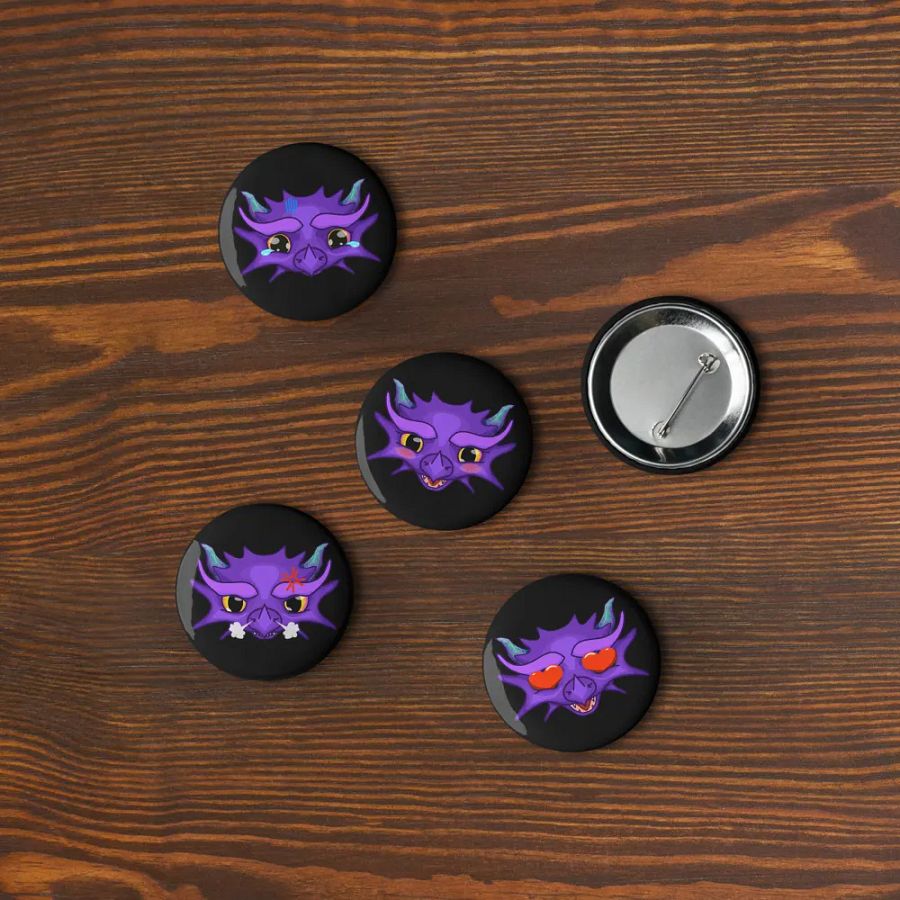 Gaming Dragon Pins product image (6)