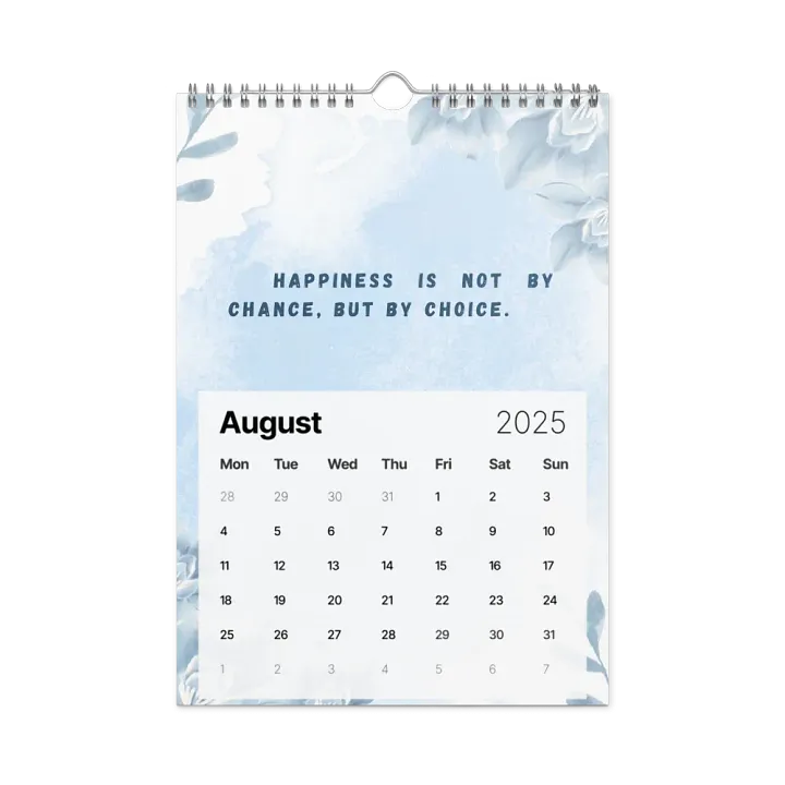 FLORAL INSPIRATIONAL QUOTES WALL CALENDAR 2025 product image (2)