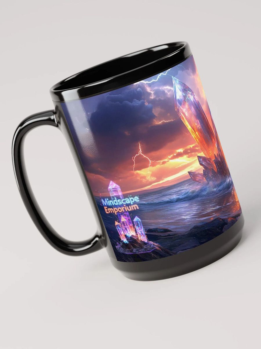 Crystal Dreams Black Glossy Mug product image (4)