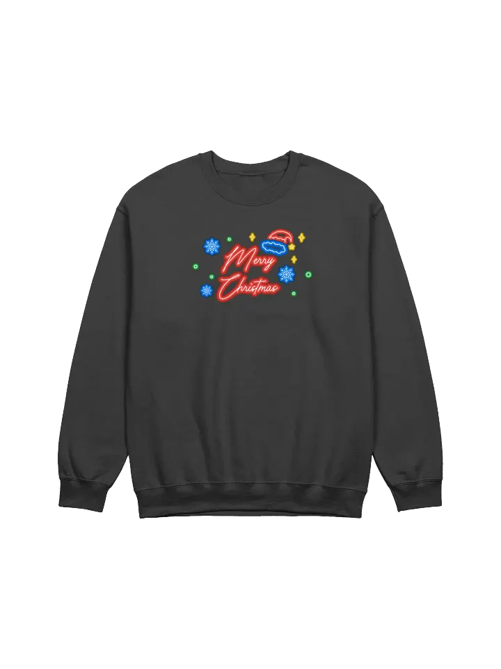 Neon Merry Christmas Sweatshirt 3543 product image (1)