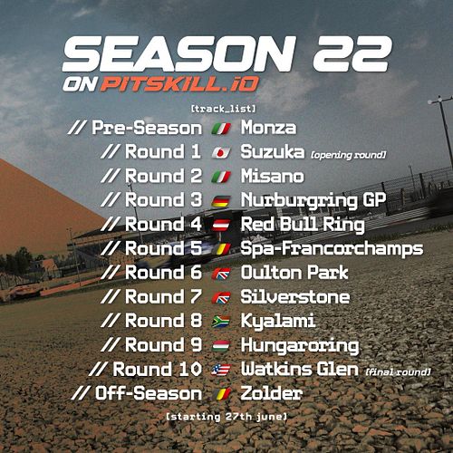Season 22 is coming! What's your favourite track for this upcoming season?

#AssettoCorsa #AssettoCorsaCompetizione #SimRacing