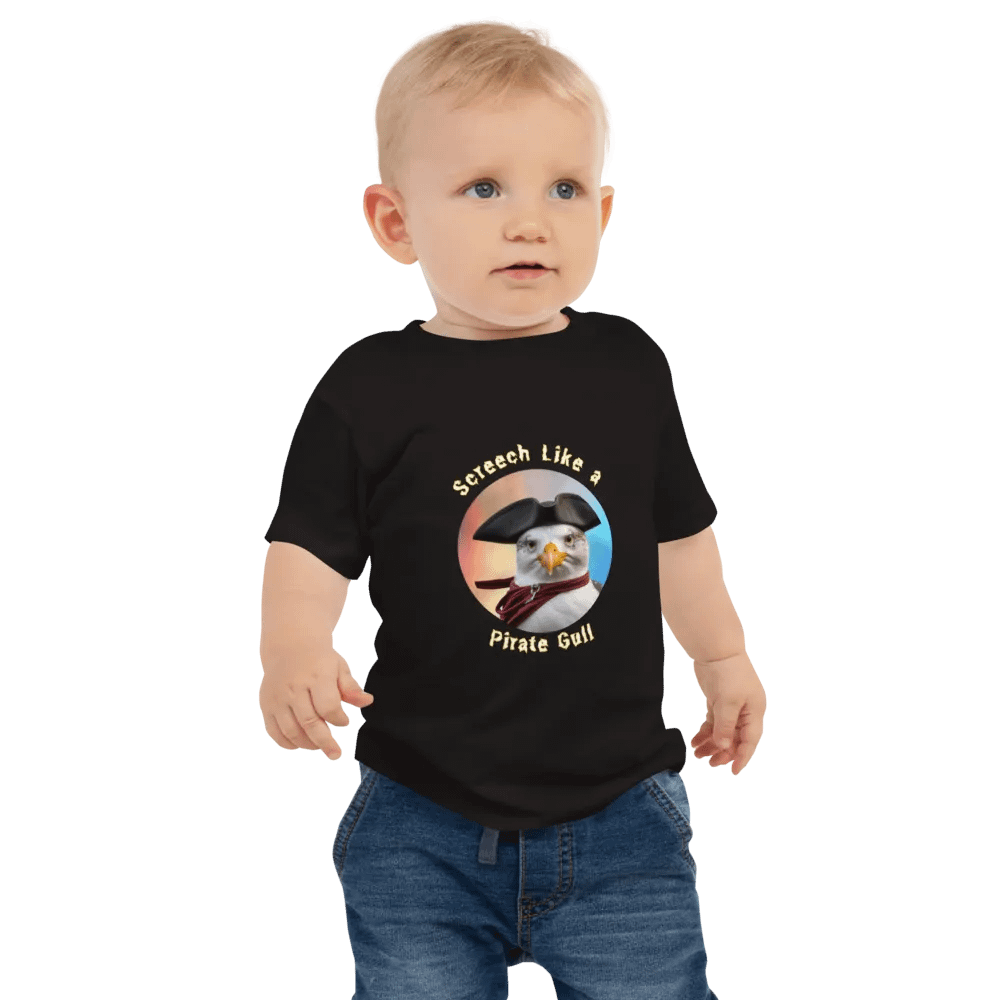 Screech Like a Pirate Gull Baby T-shirt product image (1)