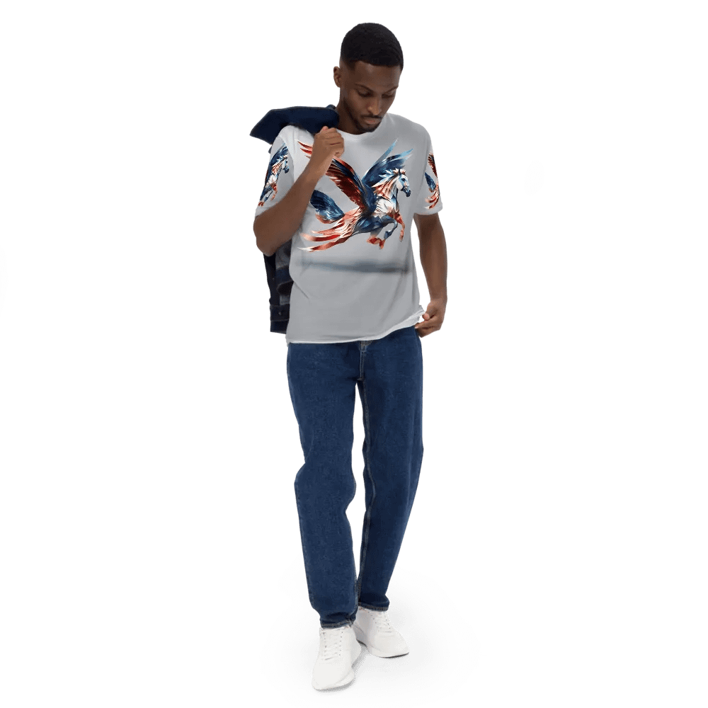 Wings horse flying T shirt product image (5)