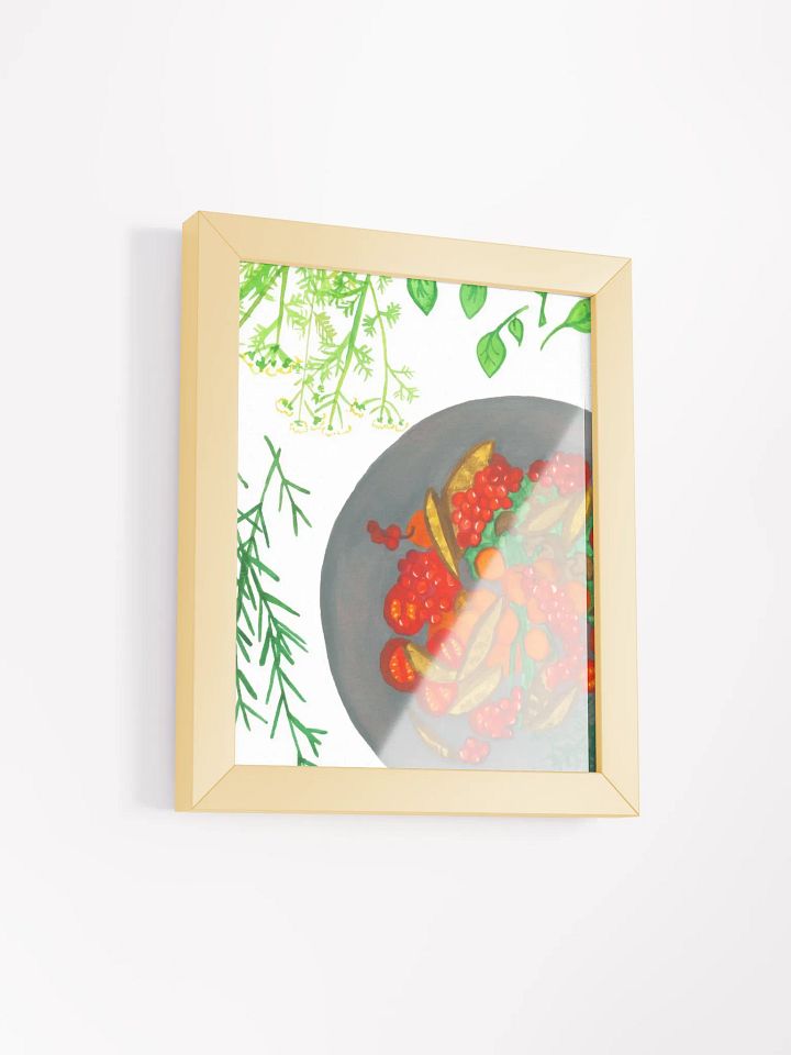 Simple Plate Framed Print product image (13)