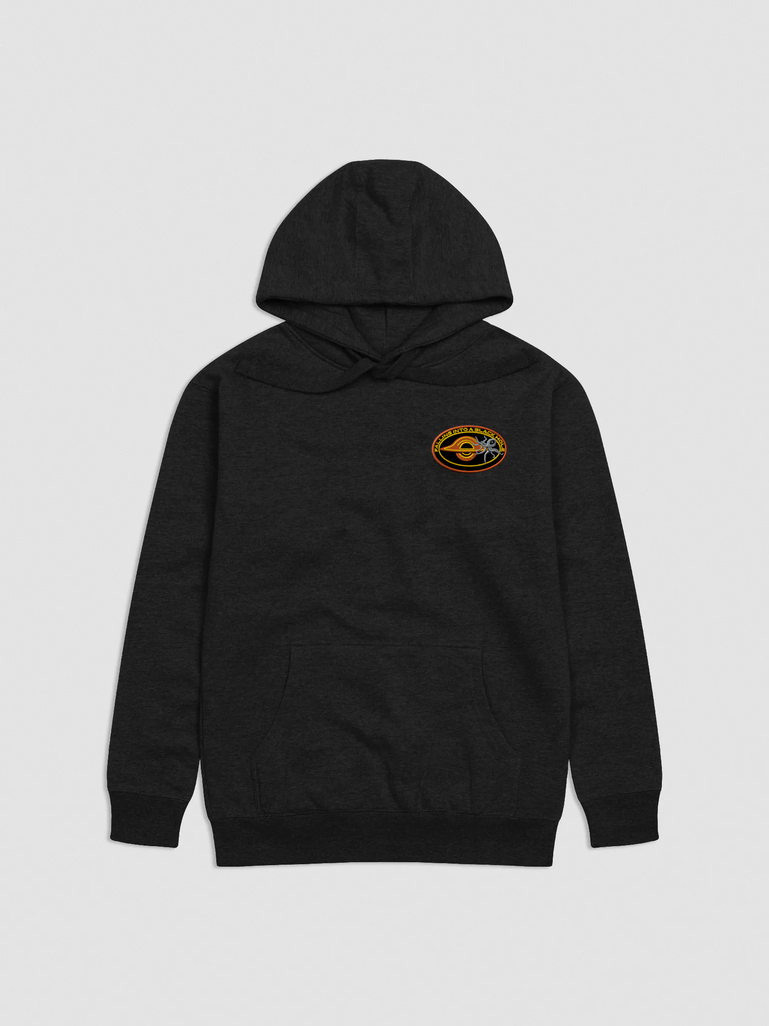 FALLING INTO A BLACK HOLE HOODIE EMBROIDERED product image (2)