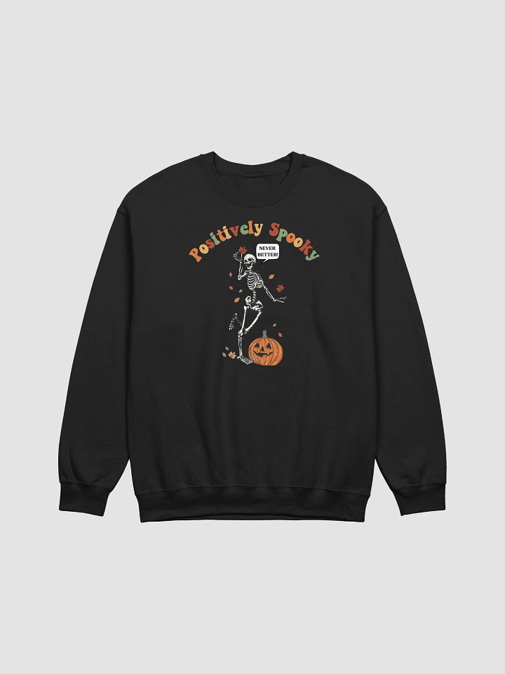 Retro Spooky Skeleton Halloween Sweatshirt product image (2)