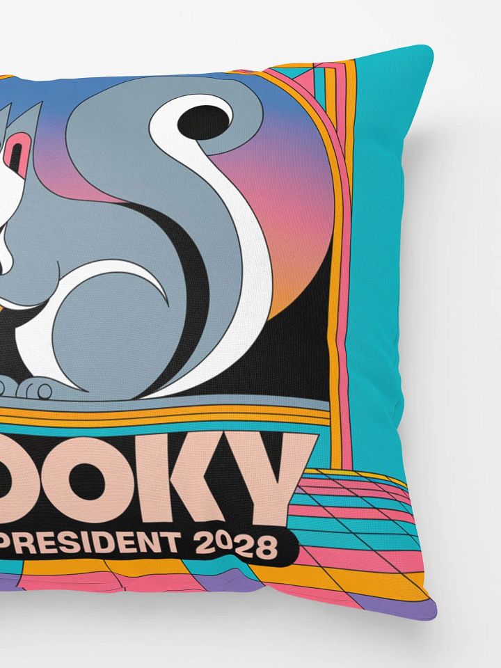 Comfy Pillow: Pooky for President: 40s and 80s Tron product image (3)