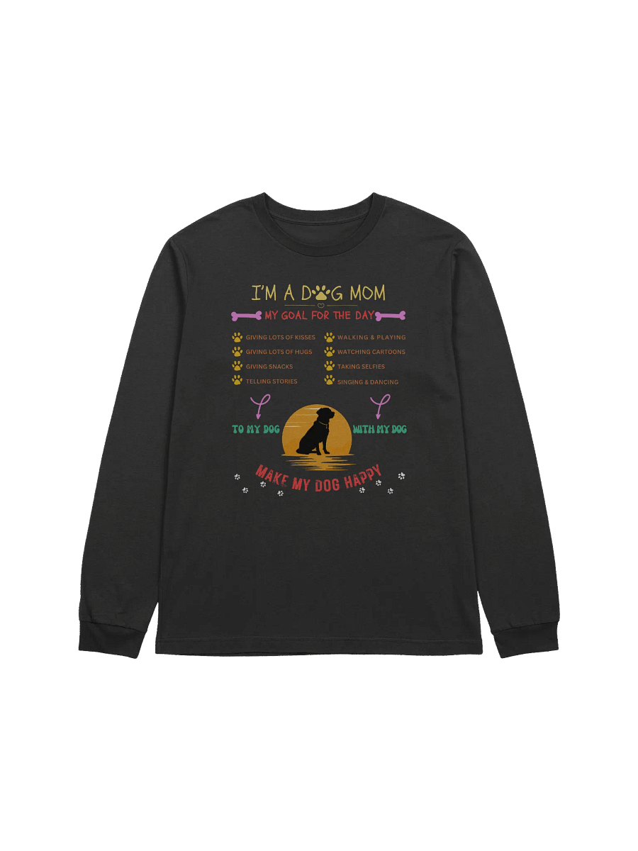 Dog Mum Long Sleeve T-Shirt product image (1)